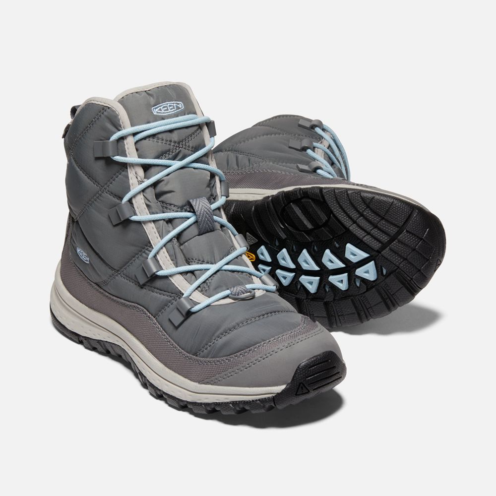 Keen Kar Botu Kadın Gri - Terradora Ankle Waterproof - Türkiye WNMJ15687